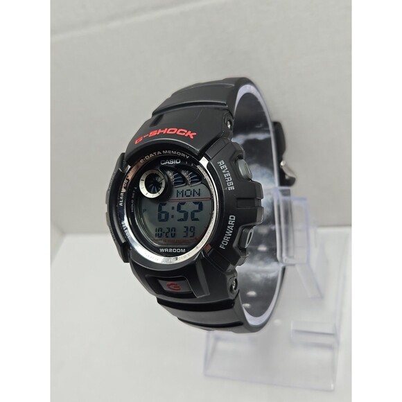 Casio G Shock G-2900 Digital Watch 200M WR World Time EL Data Memory New Battery - Picture 2 of 11
